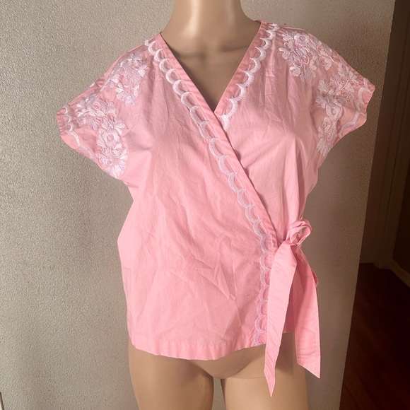 NWOT Madewell embroidered side tie top size xxs - Picture 3 of 11